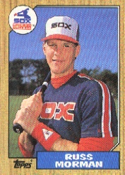 1987 Topps Baseball Cards      233     Russ Morman